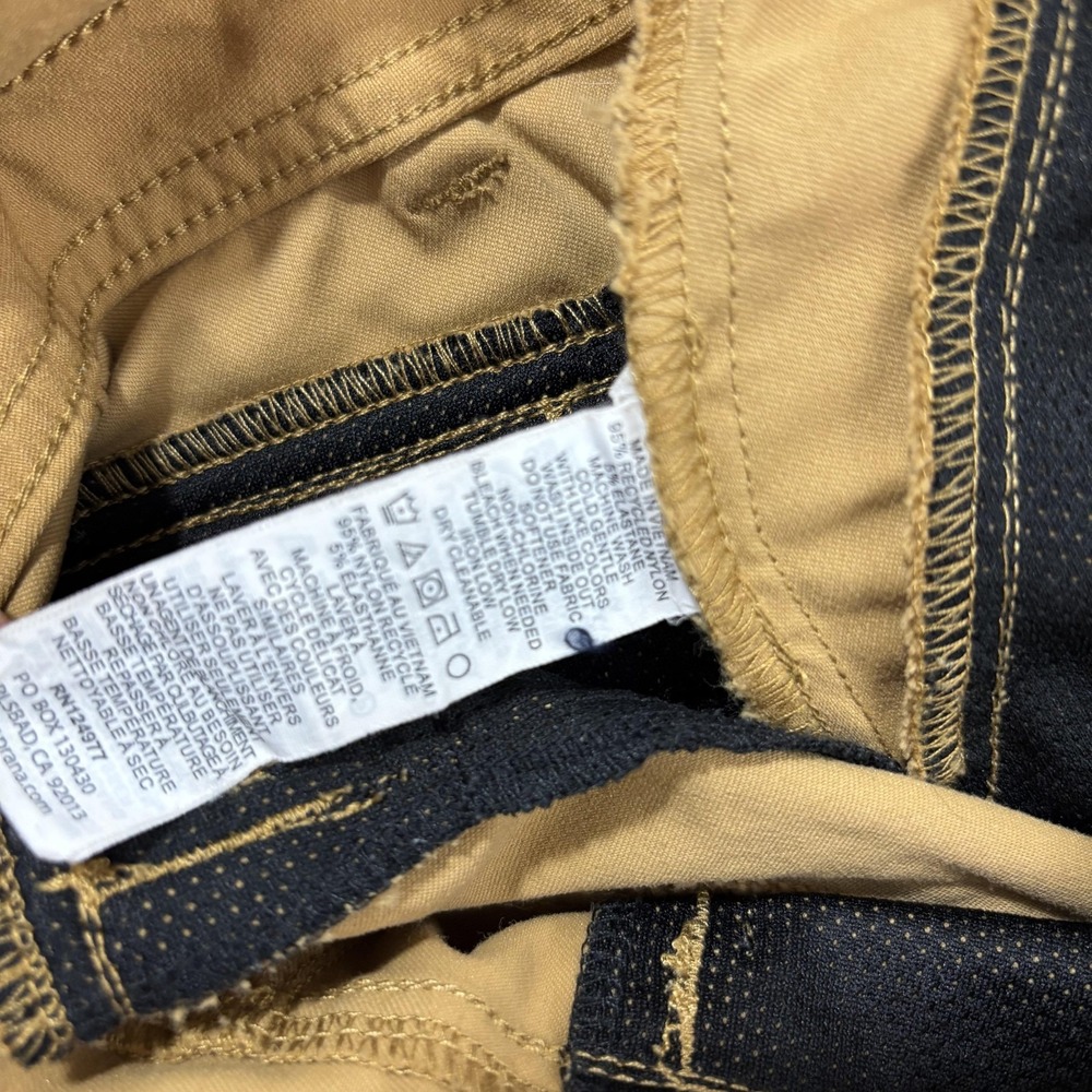 PrAna Cargo Pants Womens Size 12 Tan Stretch Convertible Hiking Outdoor Utility - Picture 5 of 16